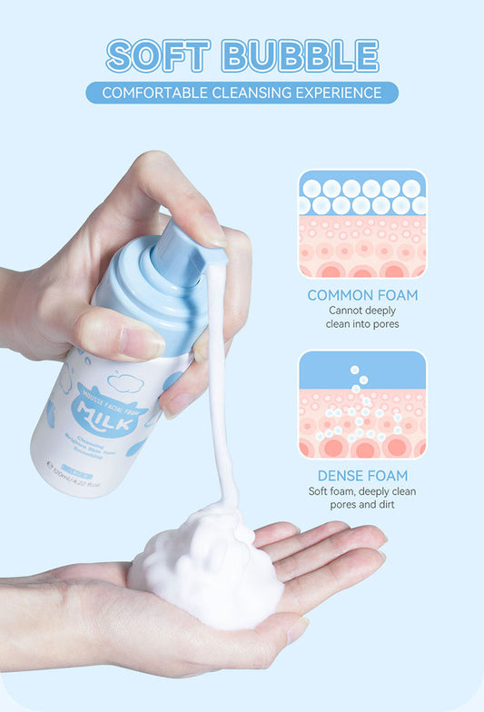 Mousse Milk pulizia viso 120ml